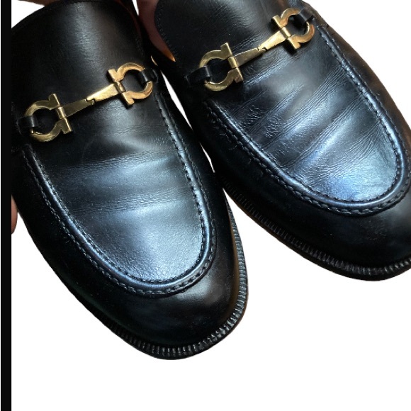 Vintage  Salvatore Ferragamo HORSEBIT Loafer Hold tone Men’s size 10 - Picture 2 of 8